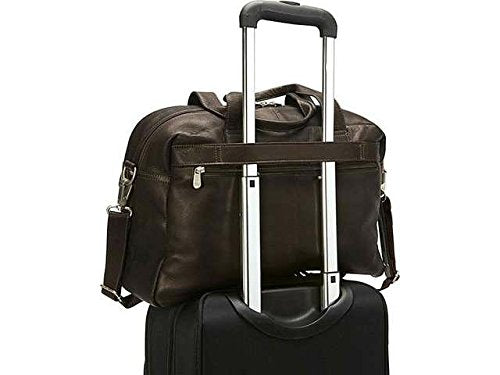 Piel Leather Multi-Pocket Carry-on, Black, One Size