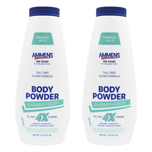 Ammens Powder Shower Fresh 11 oz (Pack of 2)