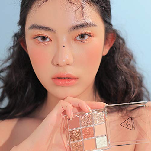 3CE Multi Eye Color Palette Clear #Shot Again 9Colors Peal Glow Eye Shadow Staylenanda