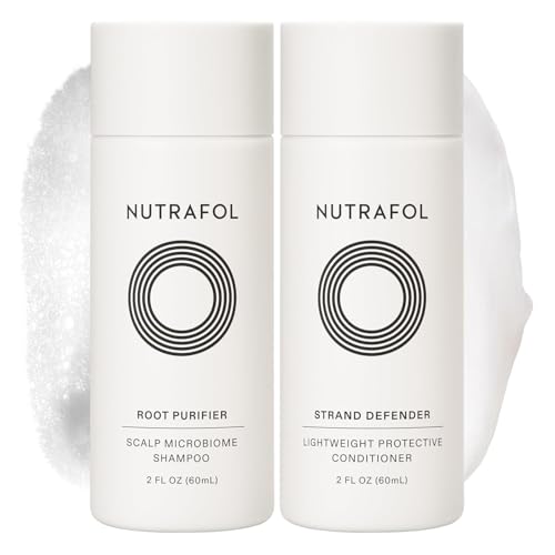Nutrafol Shampoo and Conditioner, Full of Strength Gift Set in Travel Size, Cleanse and Protect Hair and Scalp, Improves Hair Volume, Strength Beauty and Personal Care Nutrafol Default Title