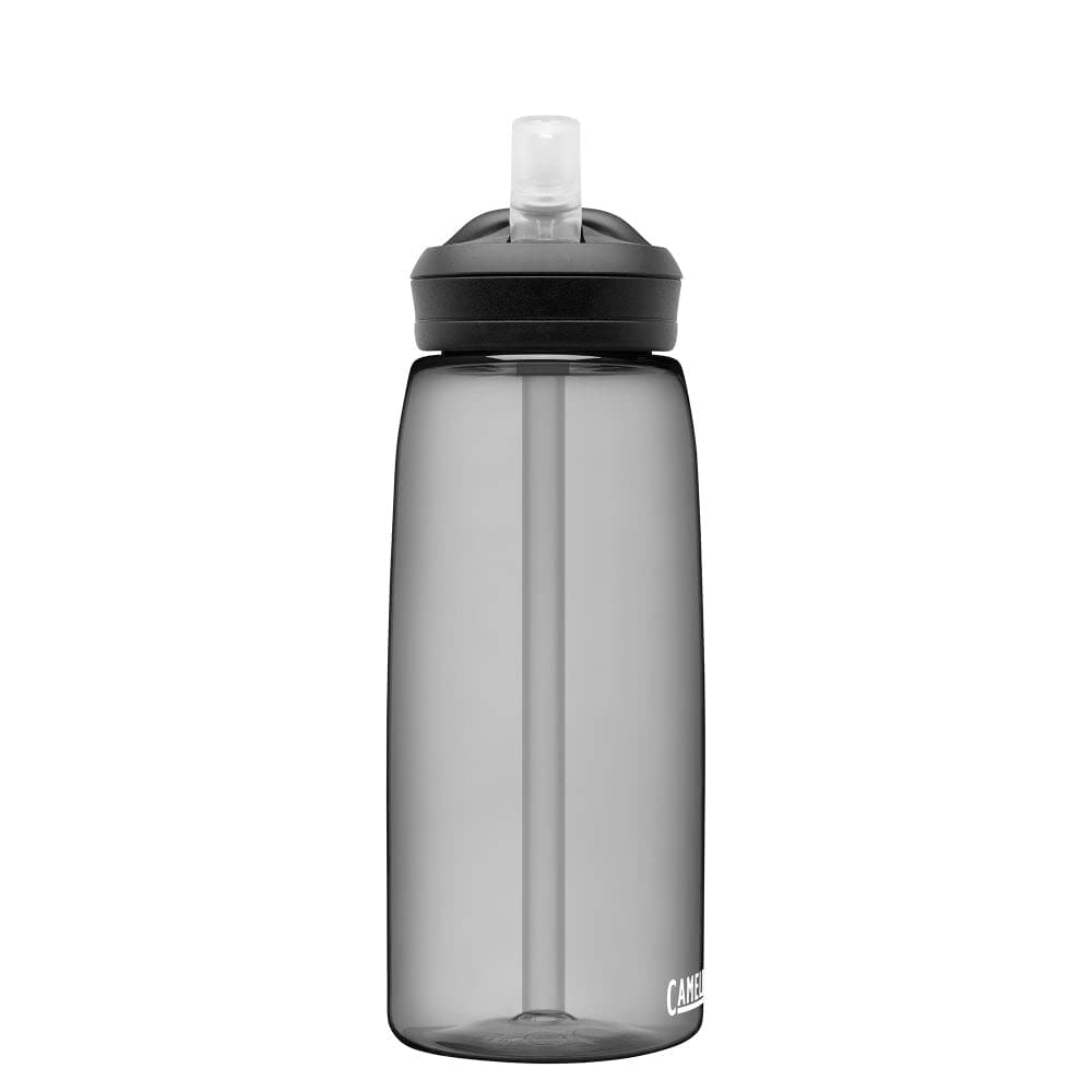 CamelBak Eddy+ Bite Valve Straw Tritan Renew Water Bottle Charcoal, 32oz