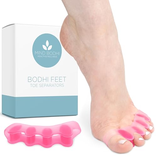 Mind Bodhi Toe Separators/Toe Spacers - For Men and Women - Regular Size - Pink Beauty and Personal Care MIND BODHI HEALTH & WELLNESS Default Title