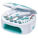 Kiss Professional, Electric Nail Drill/Electric Nail File & Nail Dryer System, Includes 12 attachments, Cuticle Pusher, A/C Adapter, Storage case Beauty & Personal Care KISS