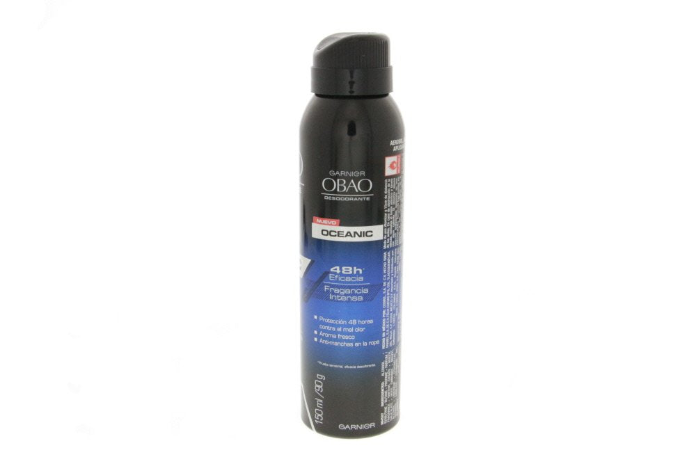 Obao Mens Oceanic Deodorant Spray 150ml - Desodorante Oceanico Aerosol para Hombre (Pack of 2) Beauty and Personal Care Obao