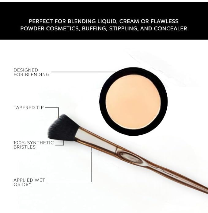 F.A.R.A.H Large Angled Contour Brush 30F - Gold Collection