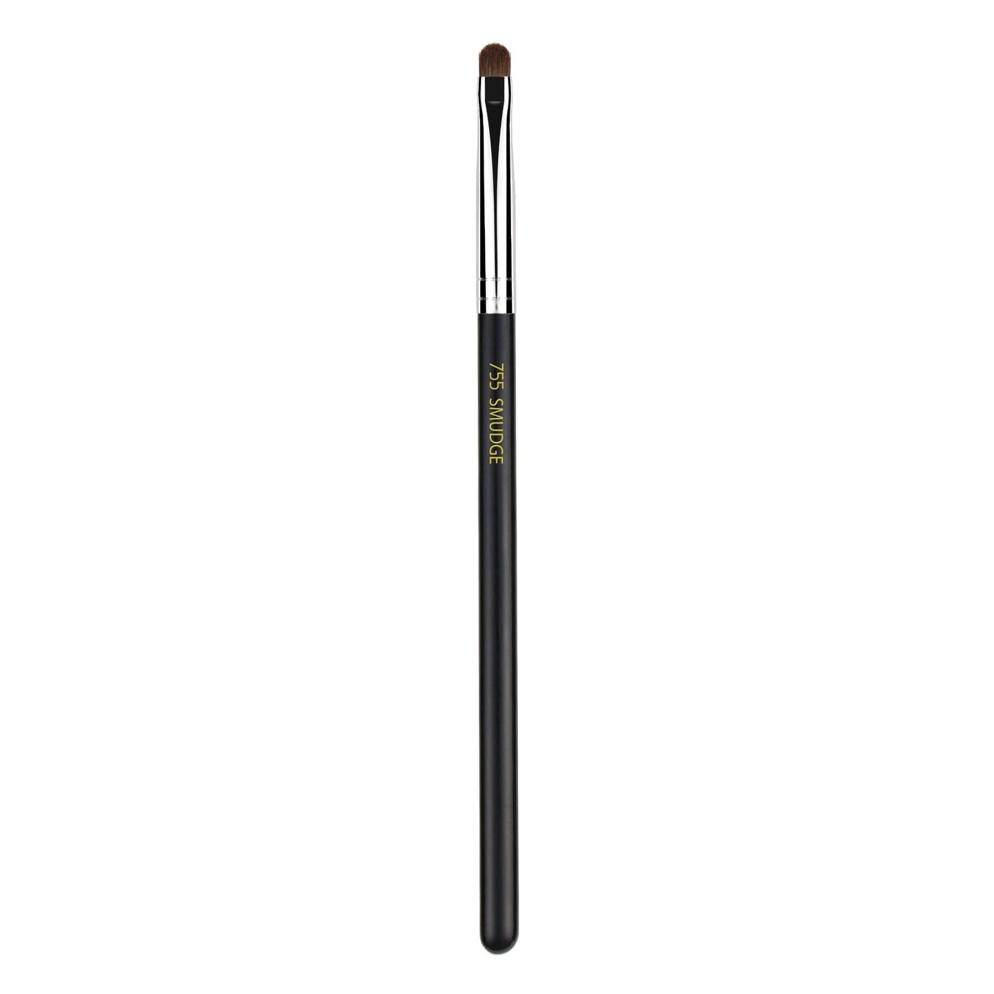 Bdellium Tools Professional Makeup Brush - Maestro Series 755 Smudge - With Mix of Soft Synthetic & Natural Fibers, For Precise Smudging (Black, 1pc)
