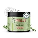 Mielle Organics Rosemary & Mint Edge Control Gel - Strong Hold Hair & Edge Gel for Women & Men - Infused with Biotin, Coconut & Babassu Oil