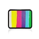 Kraze FX Face Paint Palette Refill - Incandescent (20 gm), Professional 1-Stroke Split Cake, Hypoallergenic, Non-Toxic, Water Activated Halloween Face