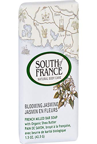 South of France Travel Bar Soap, Blooming Jasmine, 1.5 Ounce