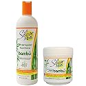 Silicon Mix Bambu Shampoo & Conditioner 16 oz Combo - Deep Conditioning Mask for Strong, Hydrated & Revitalized Hair - Restores Shine, Softness