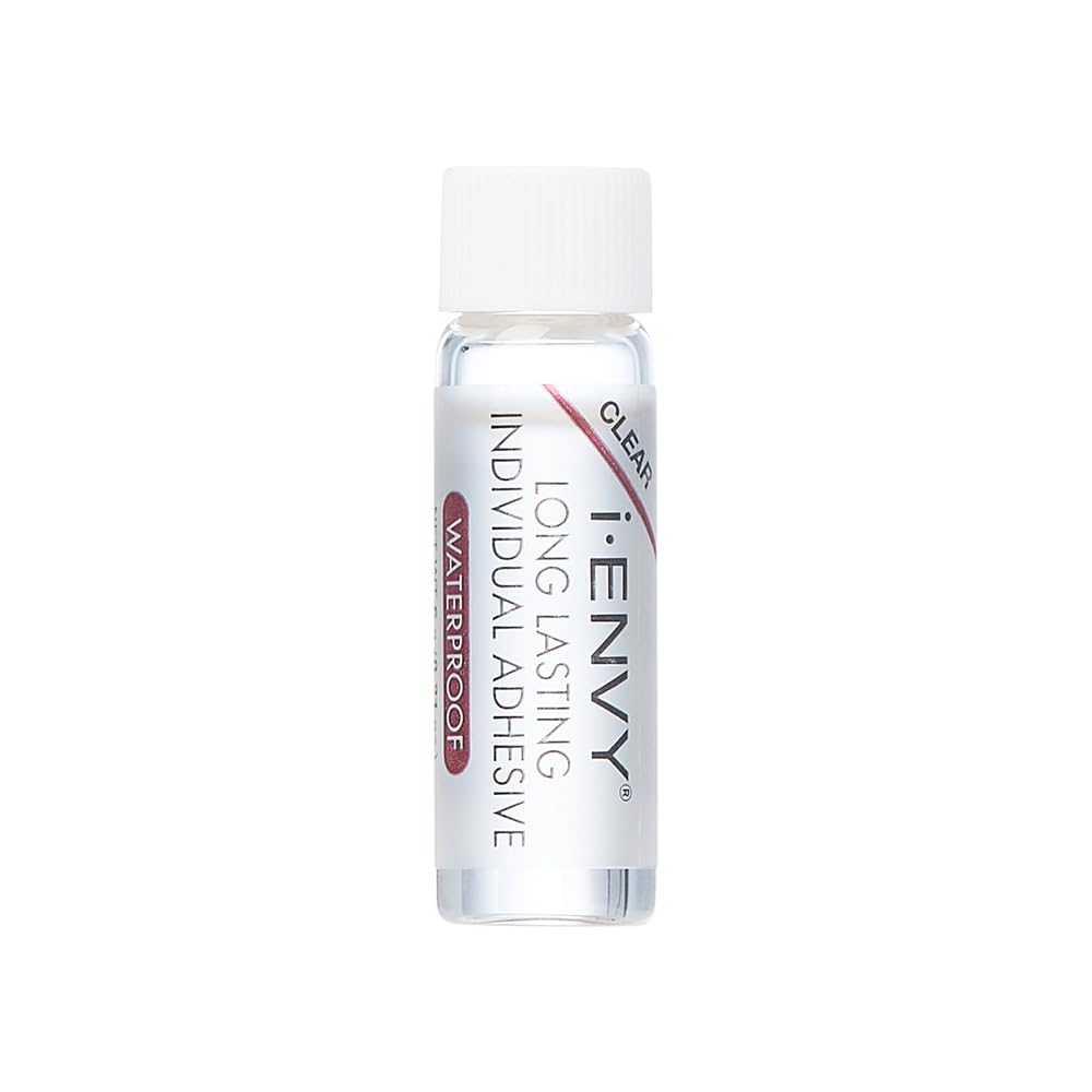 i-Envy Semi-Permanent Lash Glue Adhesive for Individual Cluster Lashes & Lash Extension, Waterproof Strong Hold, Long-Lasting Up to 2 Weeks