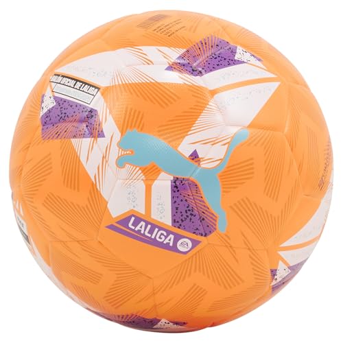Puma Unisex Orbita LALIGA 1 (FIFA Quality) Soccer Ball, Fluo Orange-Multicolor SS25, 5