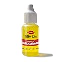 Bliss Kiss | Fragrance Free | Nail Oil Cuticle Dropper w/Vitamin E & Jojoba?Nail Strengthener Nail Growth Oil and Serum for Brittle Peeling Breaking