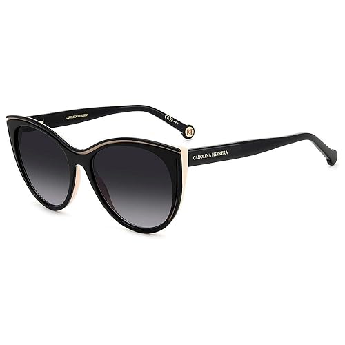 Carolina Herrera HER 0142/S Black Nude/Dark Grey Shaded 56/17/145 women Sunglasses