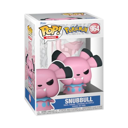 Funko Pop Games: Pokemon - Snubbull - Collectable Vinyl Figure - Gift Idea - Official Merchandise - Toys for Kids & Adults - Video Games Fans - Model…