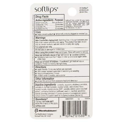 SoftLips Lip Balm With SPF 20 Raspberry, 6-Pack