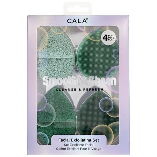 CALA® Smooth'n Sheen Facial Exfoliating Set (4PK)
