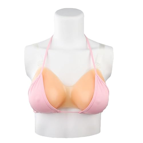 MSZDYGT Silicone Breast,Pseudo Niang Breast,Dress-up Artifact,3D Reverse Model Fake Chest Silicone Breast,Role Playing Props,Makeup,Dance Party (800g)