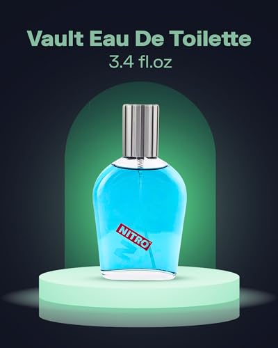 PB ParfumsBelcam Nitro Eau De Toilette Spray for Men – Affordable, Long-Lasting Woody Cologne with Fresh Apple, Mint, Pine & Sandalwood