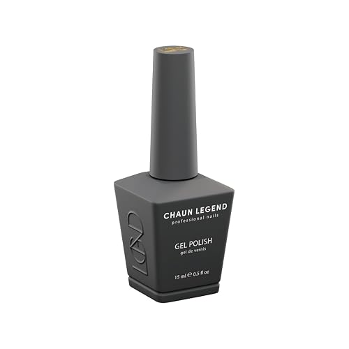 Chaun Legend Gel Nail Polish | Back That Ash Up LG5238 (metallic silver shimmer) | Soak Off UV LED Cure Gel Polish High Gloss 15ml Beauty & Personal Care Chaun Legend Professional Nails