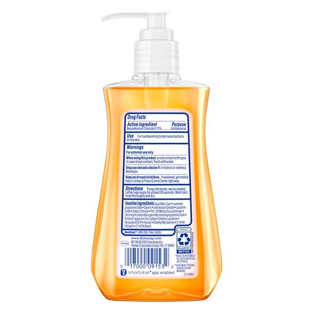 Liquid Dial Antimicrobial Liquid Soap, 7.5 oz Pump Bottle