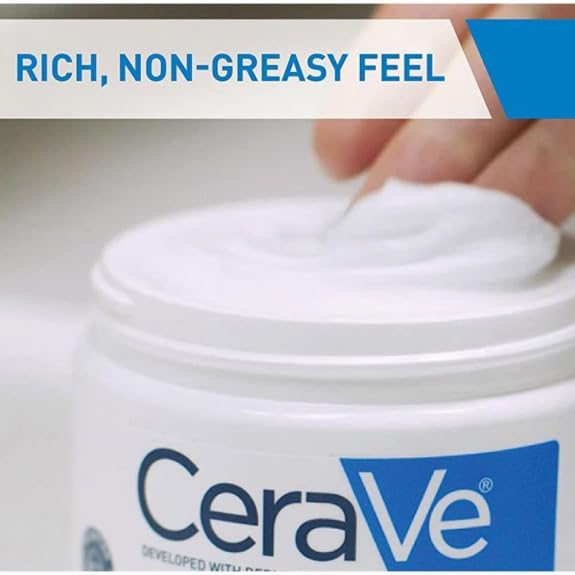CeraVe Moisturizing Cream | 12 oz | Daily Face & Body Moisturizer for Dry Skin