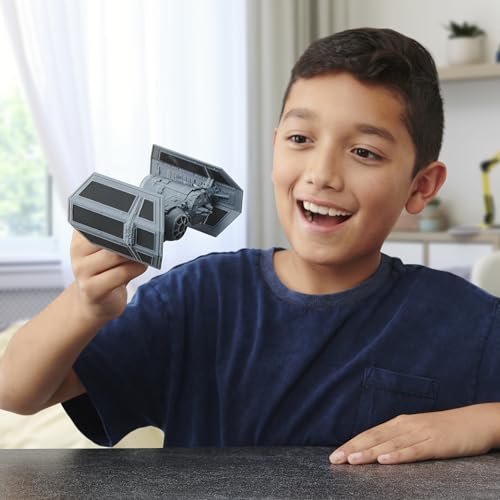 Star Wars Micro Galaxy Squadron TIE Bomber - 5-Inch Starfighter Class Vehicle with 1-Inch TIE Pilot Micro Figure Accessory