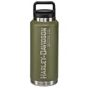 Harley-Davidson Motor Co. Water Bottle, Double-Wall Stainless Steel - Green