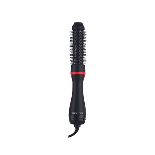 REVLON One-Step Root Booster Round Blow Dryer Brush and Hair Styler - Revive Styles, Boost Roots, and Add Volume to hair with this Hot Air Brush, 1 ½