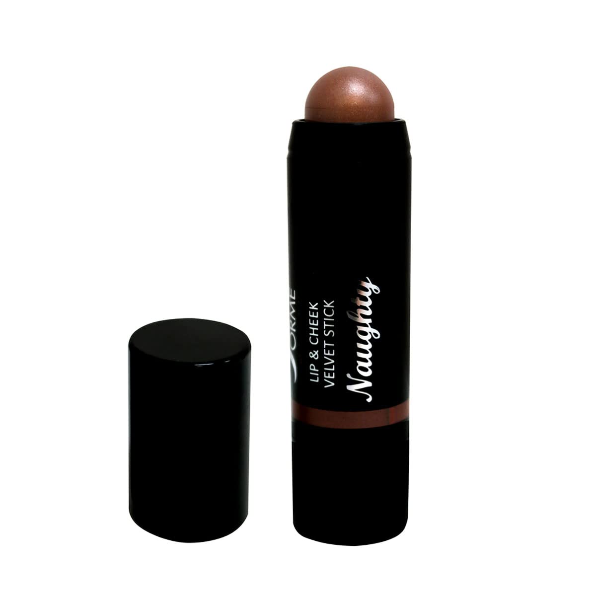 Sorme' Treatment Cosmetics Lip and Cheek Velvet Stick, Easy Application, Blendable Light weight Formula, Naughty, 0.200 Oz.
