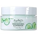 ForPro Professional Collection Cracked Heel Eliminator, Fresh Cucumber Scent, Intensive Repair Treatment for Rough, Dry & Cracked Heels, Reduces
