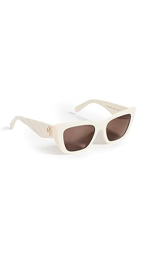 Tory Burch Women's 0TY7216U Sunglasses, Ivory, Off White, One Size