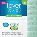 Lever 2000 Refreshing Body Soap and Facial Cleanser With Aloe & Cucumber Effectively Washes Away Bacteria, Fresh Aloe, 3.75 Ounce (Pack of 8) Beauty & Personal Care Lever 2000