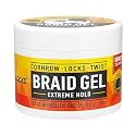 AllDay Locks Braid Gel Extreme Hold - Braiding Gel for Cornrows, Locks and Twisting, Moisturizing Edge Control for Women and Men, Natural Formula - 5