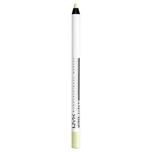 NYX PROFESSIONAL MAKEUP Faux Whites Eye Brightener, Eyeliner Pencil - Honeydew (Pastel Lime Green)
