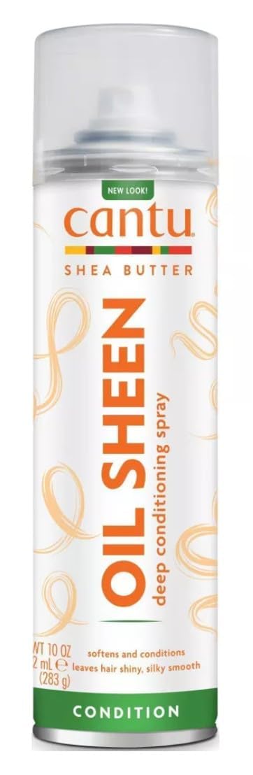 Cantu Shea Butter Oil Sheen Deep Conditioning Spray 10 Ounce (Pack of 6)