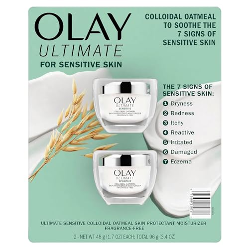 Olay Ultimate Soothing Face Moisturizer, Fragrance-Free, 1.7 Ounce (Pack of 2)