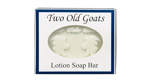 Two Old Goats Lotion Bar Soap, Essential Oils, 0.2 Pounds