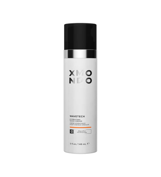 XMONDO Hair Wavetech Hydrating Wave Cream – Vegan Curl Cream for Wavy Hair with Coconut & Argan Oil, Definition, Hydration & Breakage Protection, 5 fl oz