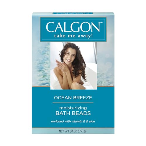 Calgon Ultra-Moisturizing Bath Beads, Ocean Breeze, 30 Ounce