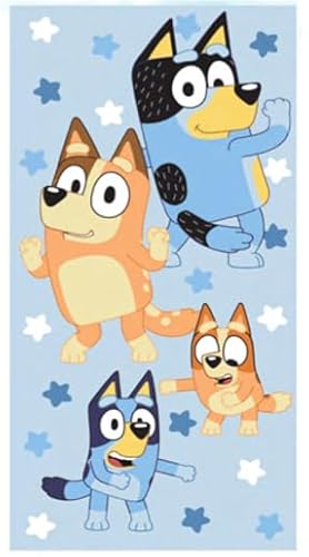 Jay Franco Bluey Kids Beach Towel, Celebration Dance - 27"x54"