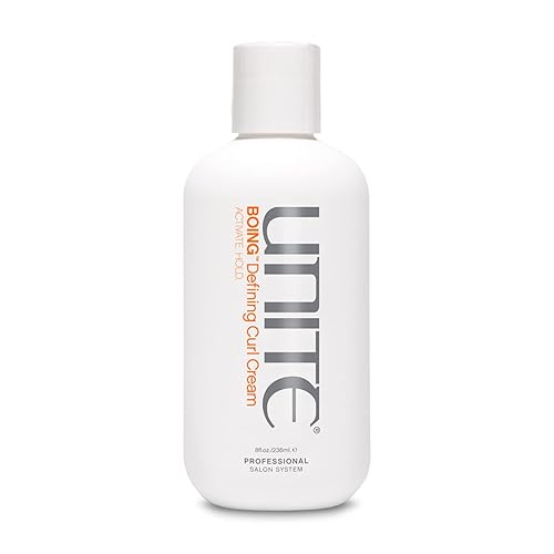 UNITE Hair - BOING Defining Curl Cream - Moisturizing Cream to Define, Control, and Hold Curls - Frizz-Free, UV and Heat Protection, Paraben-Free, 8