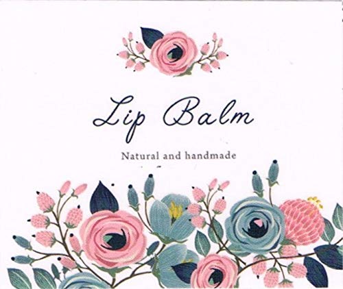 ZZYBIA Assorted Clear Vinyl Lip Balm Label Sticker for Lip Balm Tube Container 60pcs
