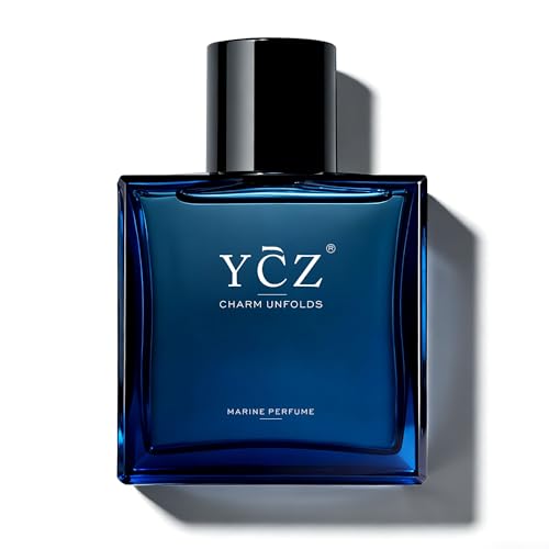 Ycz Midnight Marine Eau de Parfum, 1.7 Fl Oz (50 mL), Long-Lasting Perfume for Men, Aquatic Woody Fragrance with Grapefruit, Ginger & Cedar Notes Beauty and Personal Care Ycz Default Title