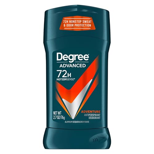 Degree Adrenaline Series Adventure Invisible Stick Anti-Perspirant & Deodorant By Degree For Men - 2.7 Oz Deodorant Stic Beauty and Personal Care Degree