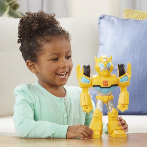 Transformers Playskool Heroes Rescue Bots Academy Mega Mighties Bumblebee Collectible 10" Robot Action Figure, Toys for Kids Ages 3 & Up (Amazon…