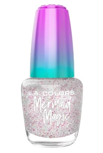 L.A. COLORS L.A. Girl Mermaid Magic Nail Polish, Crystals CNL69W