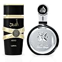 Lattafa Asad & Fakhar For Men Eau De Parfum 100ml Each (3.4 oz) | Long-Lasting Masculine Fragrance Set | Powerful Spicy, Woody, and Fresh Scents