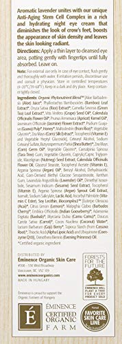 Eminence Lavender Age Corrective Night Eye Cream, 1.05 Ounce