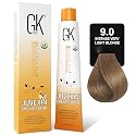 GK HAIR Global Keratin Semi Permanent Hair Cream Color with 87+ Shades (3.4 Fl Oz/100ml) Nourishing & Cleansing Colors for Styling Long Lasting